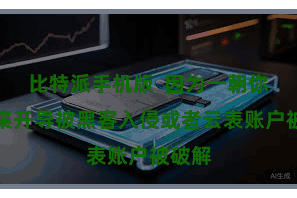 比特派手机版 因为一朝你的汇集开导被黑客入侵或者云表账户被破解
